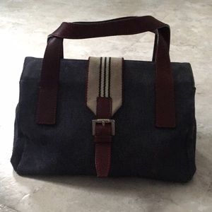 Vintage Burberry denim small bag